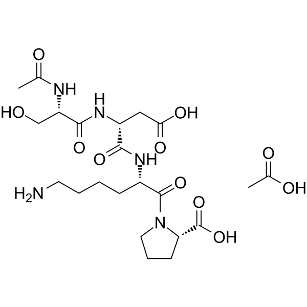 N-Acetyl-Ser-Asp-Lys-Pro acetate (Ac-SDKP acetate)